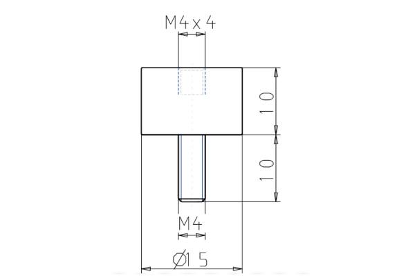 Резинометаллический буфер KIPP K0568.01500855