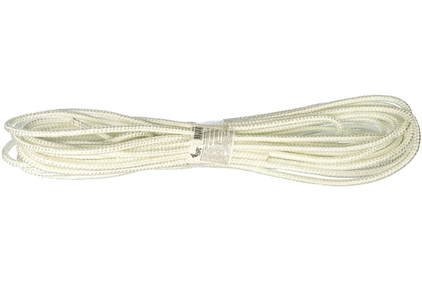 Капроновый плетеный 16-ти прядный фал с сердечником, 10 ммх20 м, р/н - 800 кгс КУРС 68418 Капроновый плетеный 16-ти прядный фал с сердечником, 10 ммх20 м, р/н - 800 кгс КУРС 68418