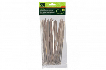 Хомуты СИБРТЕХ, 200 х 4,6 мм, нержавеющая сталь, 50 шт 45594