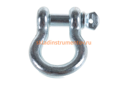 Такелажная скоба ЗУБР омегообразная, 7/8" 22.2 мм, 2 шт, оцинкованная 304525-22