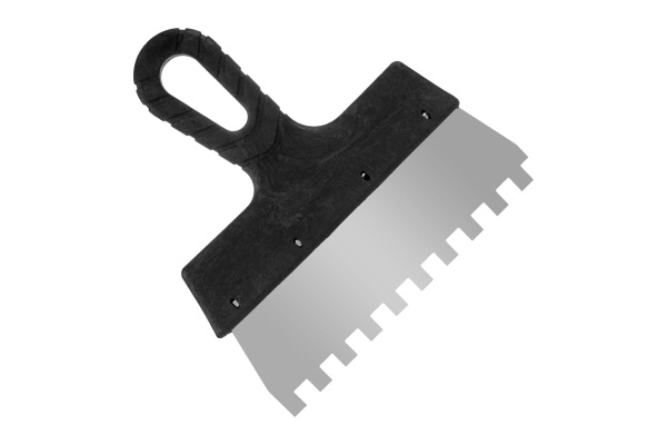 Фасадный зубчатый шпатель, 200 мм, зуб 10x10 мм РемоКолор 12-1-111