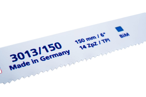 Полотно по металлу 3013/150 (5 шт; 150х19х0.9 мм; 130 мм; 14 TPI) WILPU 1461500005