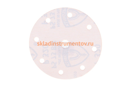 Круг шлифовальный на липучке для обработки красок, лаков и шпаклевок (150 мм; Р320; 8 отверстий) KLINGSPOR 301214