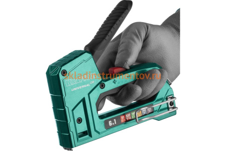 Алюминиевый cтеплер 53 (6-14мм)/140 (8-14мм)/13/ 53F/300/500 KRAFTOOL Universal-HD 3188