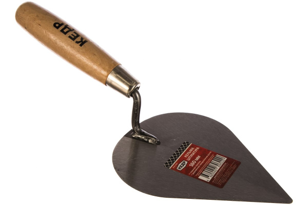 Кельма штукатура с деревянной рукояткой 160 мм КЕДР 049-3160 26252