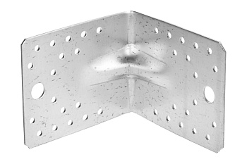 Крепежный усиленный угол Зубр МАСТЕР 40х90х90мм, 50шт 310115-40-090