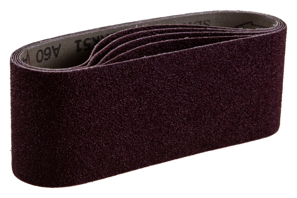 Лента абразивная бесконечная (5 шт; 75х457 мм; P60) КЕДР 54720