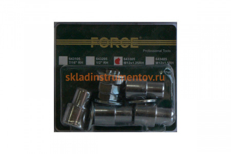 Набор секретных гаек М12x1.25RH для колесных дисков 5 предметов FORCE 643305