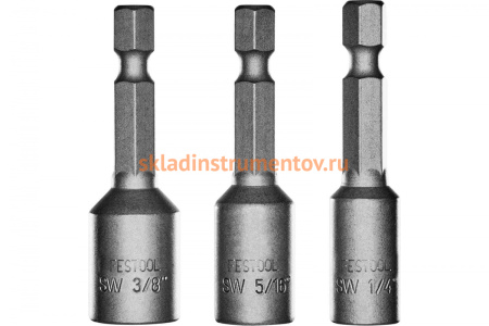 Набор торцевых головок STSL-IMP (3 шт; внутренний 6-гранник 3/8; 5/16; 1/4; посадка 1/4") FESTOOL 204388