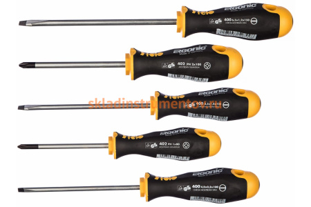 Набор отверток 5 шт. в упаковке Felo Ergonic 40095118