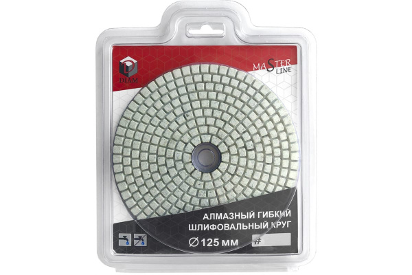 Круг алмазный гибкий шлифовальный АГШК Master Line Universal №600 (125х2.5 мм) DIAM 000647