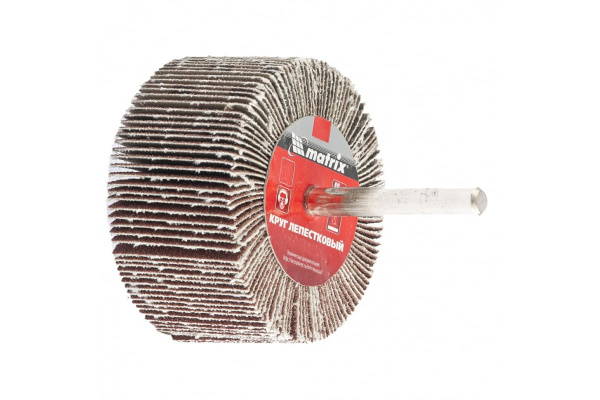 Круг лепестковый (P60; 60x20x6 мм) для дрели MATRIX 74112
