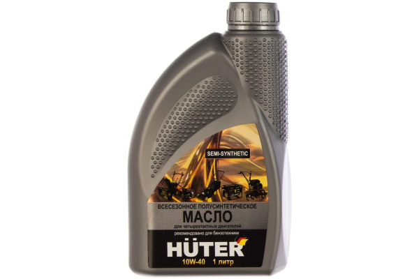 Масло моторное для 4-тактных двигателей, 10W-40, полусинтетическое,1 л Huter 73/8/1/1