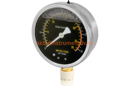 Манометр для гидравлического пресса Ombra 55907