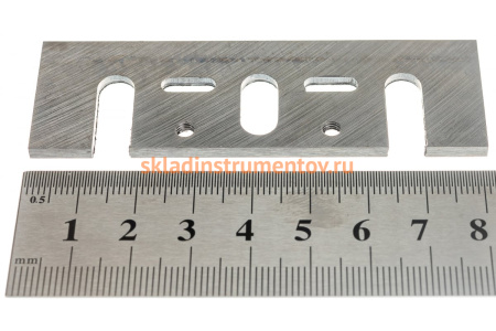Нож односторонний стальной (2 шт; 82x29x3 мм) для рубанка СПЕЦ 2100101