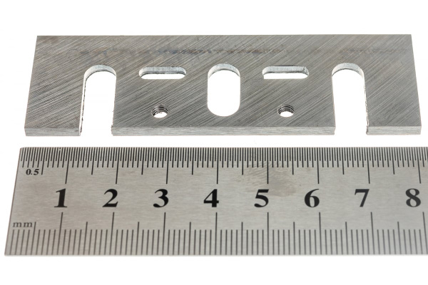 Нож односторонний стальной (2 шт; 82x29x3 мм) для рубанка СПЕЦ 2100101