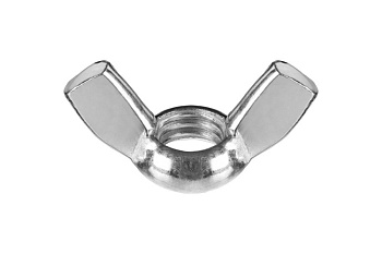 Гайка с барашком Зубр DIN 315, оцинкованная, M12, ТФ6, 1 шт. 4-303736-12