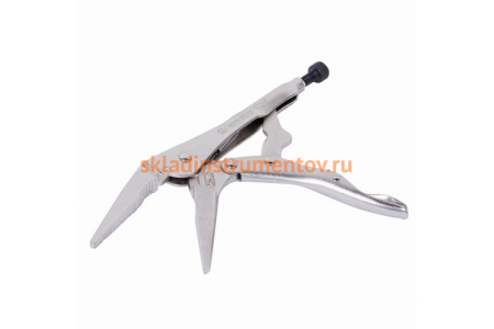 Тонконосый зажим с фиксатором KING TONY 221 мм 6315-09