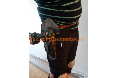 Кобура для шуруповерта KRAFTOOL Industrie 5 карманов, полиэстер 38744