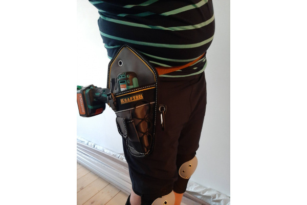 Кобура для шуруповерта KRAFTOOL Industrie 5 карманов, полиэстер 38744