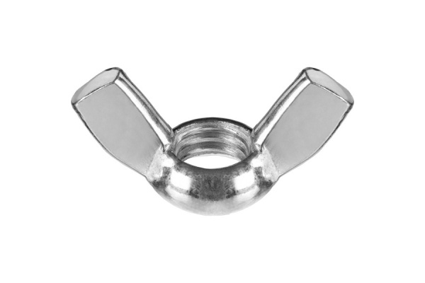 Гайка с барашком Зубр DIN 315, оцинкованная, M12, ТФ6, 1 шт. 4-303736-12