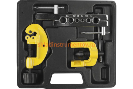 Развальцовка для труб из цветных металлов с труборезом STAYER MASTER в боксе  2370_z01