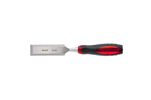 Долото-стамеска "Тигровый глаз", 32 мм, двухкомпонентная обрезиненная рукоятка MATRIX 24521