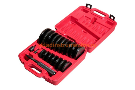 Набор оправок для выпрессовки подшипников, втулок, сальников (70-150мм, 21 предмет) JTC 4855