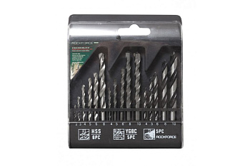 Набор сверел комбинированный 16 шт ROCKFORCE RF-DBS16M