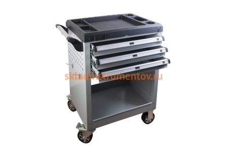 Тележка инструментальная открытая с 3 ящиками WDK-713 WIEDERKRAFT