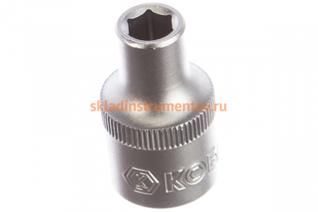 Торцевая головка КОБАЛЬТ 1/2, 8мм, Cr-V 643-019