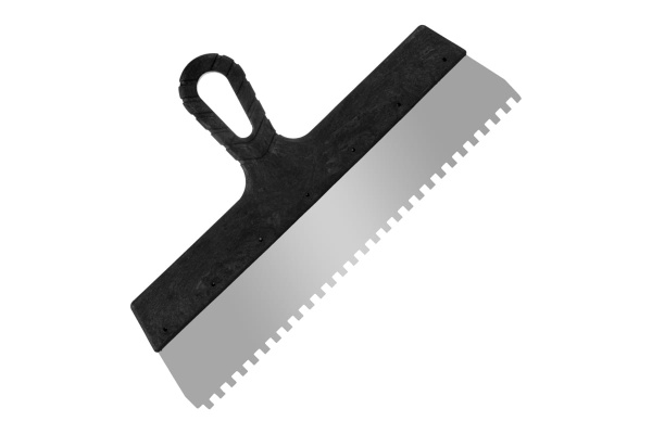 Фасадный зубчатый шпатель (350 мм, зуб 6x6 мм) РемоКолор 12-1-350