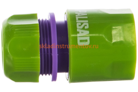 Соединитель пластмассовый быстросъемный для шланга 1/2" PALISAD 66135