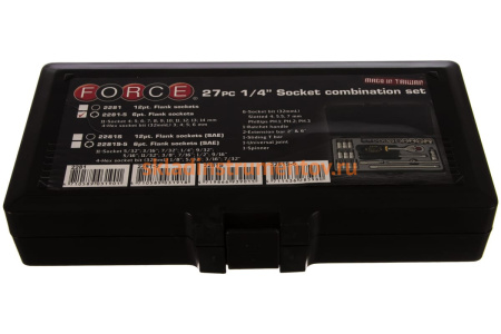 Набор инструментов с 6-ти гранными головками FORCE 2281-5
