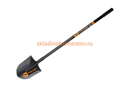 Штыковая лопата с черенком и ребрами жесткости Центроинструмент FINLAND 1603-Ч