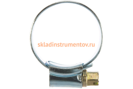 Металлические, червячные хомуты СИБРТЕХ 19-29мм, ширина 12мм, английский тип, W1, 2шт 47667