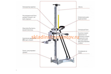 Стойка установки алмазного бурения MESSER S250