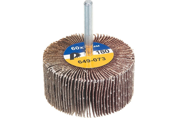 Круг лепестковый с оправкой (60х30 мм; P180) ПРАКТИКА 649-073