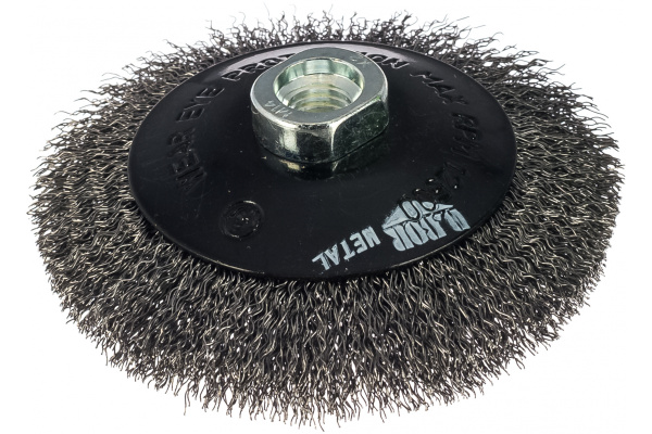 Щётка коническая гофрированная METAL Standard (115 мм; М14) для УШМ D.BOR D10-MS-115-M14-030