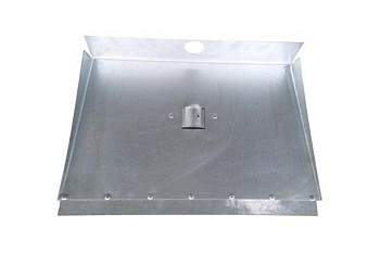 Лопата для снега СПЕЦ Движок алюминий, 3-бортн. 375x500 мм без черенка, d 40мм И-01977