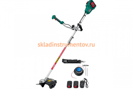 Бесщеточный триммер ЗУБР 36В, 2х18В АКБ 2А*ч ТАБ-365-22