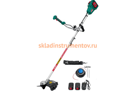 Бесщеточный триммер ЗУБР 36В, 2х18В АКБ 2А*ч ТАБ-365-22