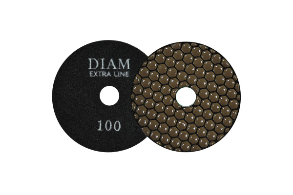 Круг алмазный гибкий шлифовальный Extra Line (100х2 мм; сухая полировка; №100) Diam 000520