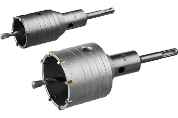 Набор коронок по бетону с оснасткой в кейсе Профессионал (50, 68 мм) ЗУБР 29185-H2-1