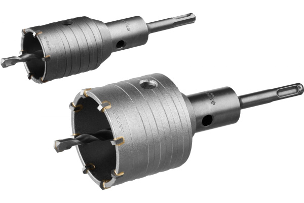 Набор коронок по бетону с оснасткой в кейсе Профессионал (50, 68 мм) ЗУБР 29185-H2-1