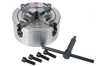 Патрон 4-х кулачковый с кулачками (125 мм) для BD-11W, BD-11G JET BD11CG-455