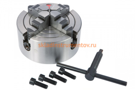 Патрон 4-х кулачковый с кулачками (125 мм) для BD-11W, BD-11G JET BD11CG-455