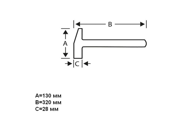 Молоток-гвоздодер Bahco 429-16