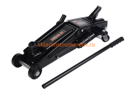 Гидравлический подкатной домкрат с механизмом быстрого подъема и сменной надставкой ROCKFORCE 3т RF-T83006B