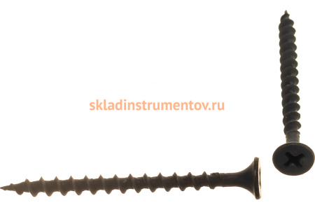 Фосфатированные саморезы по дереву Зубр с крупной резьбой PH2 3,5x51 мм 750 шт 300035-35-051